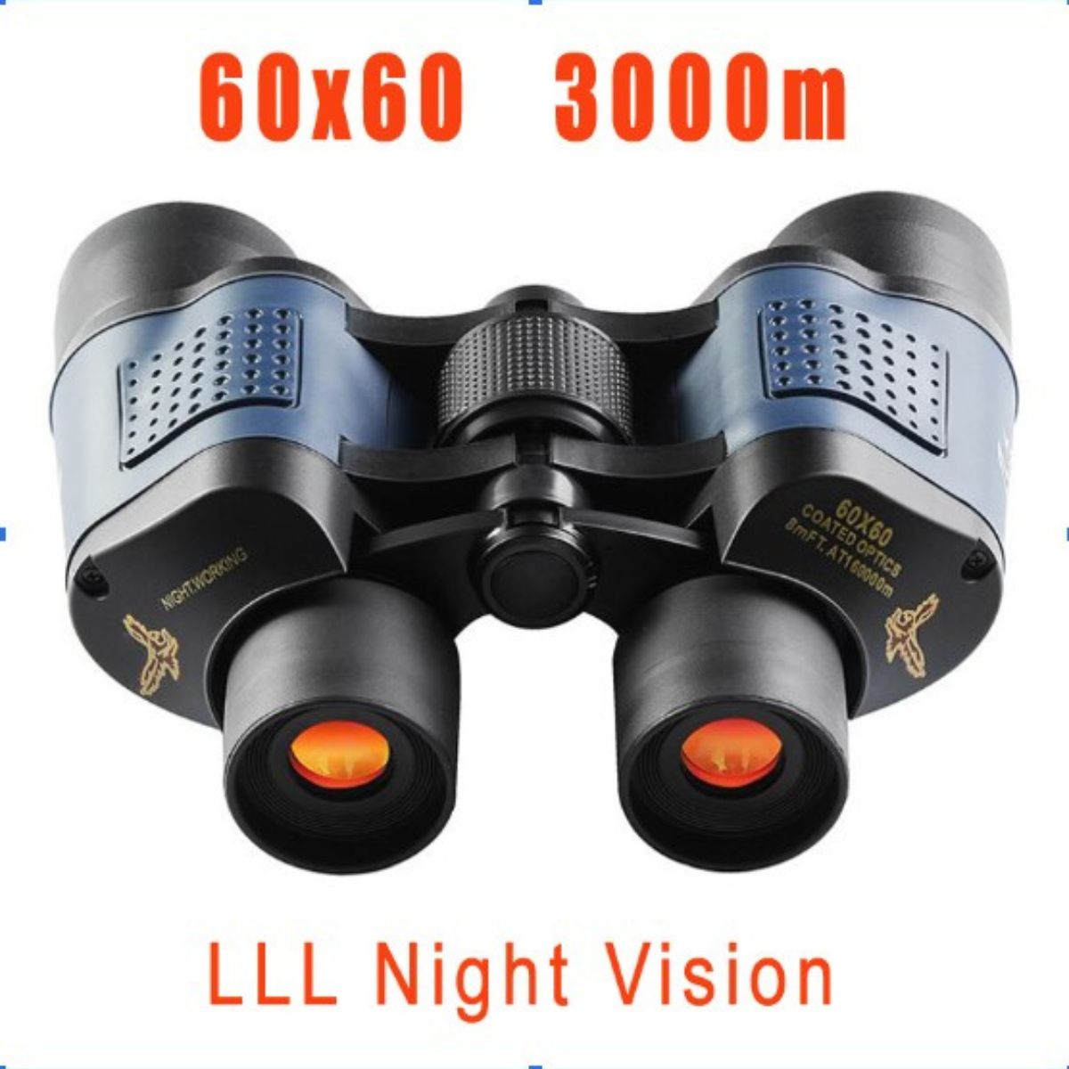 Binoculares Profesionales 60x60 Caza Binocular 1000m Pro