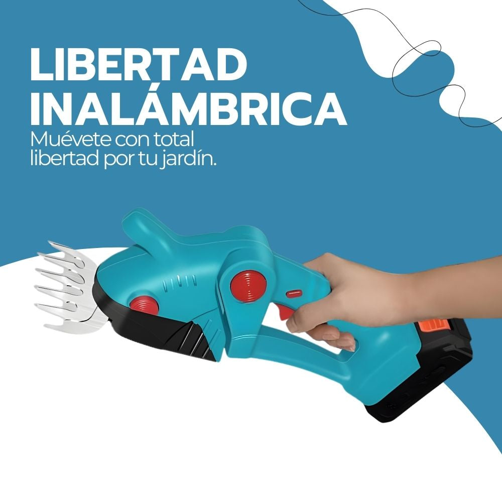 Cortasetos Inalámbrico 2en1 24V 20000rpm Azul