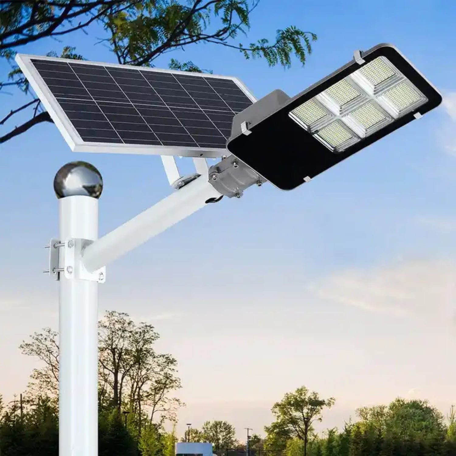 Lampara foco Solar Exterior 600w Led para jardín Patio