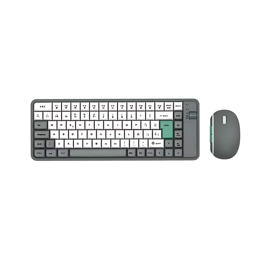 Kit Teclado Y Mouse Inalámbrico Bluetooth USB-C Recargable