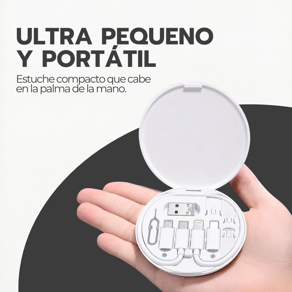 Kit Adaptadores Cable Usb 5 En 1 Usb C Micro 60w Para Iphone