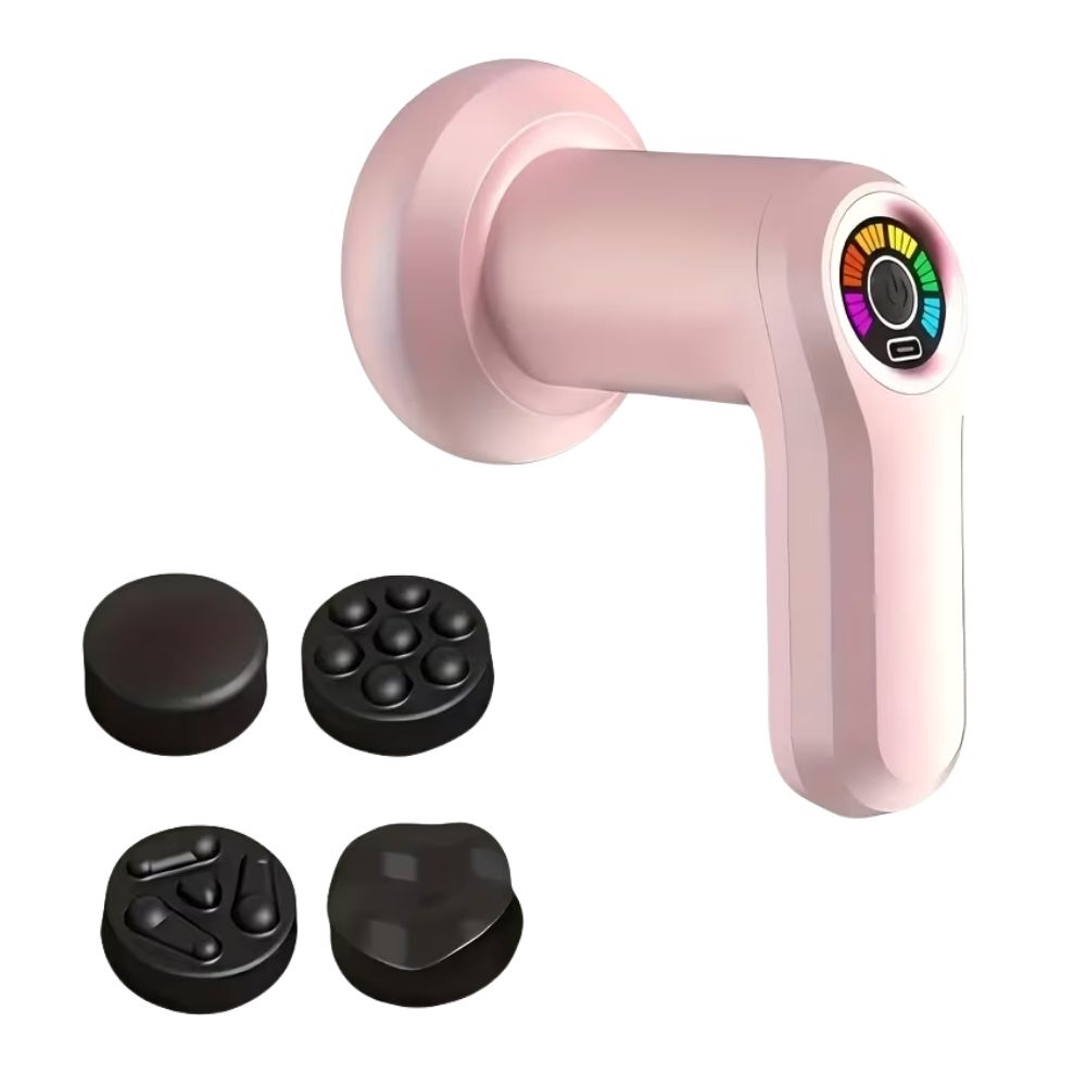 Masajeador Eléctrico Corporal Anticelulítico Rosa