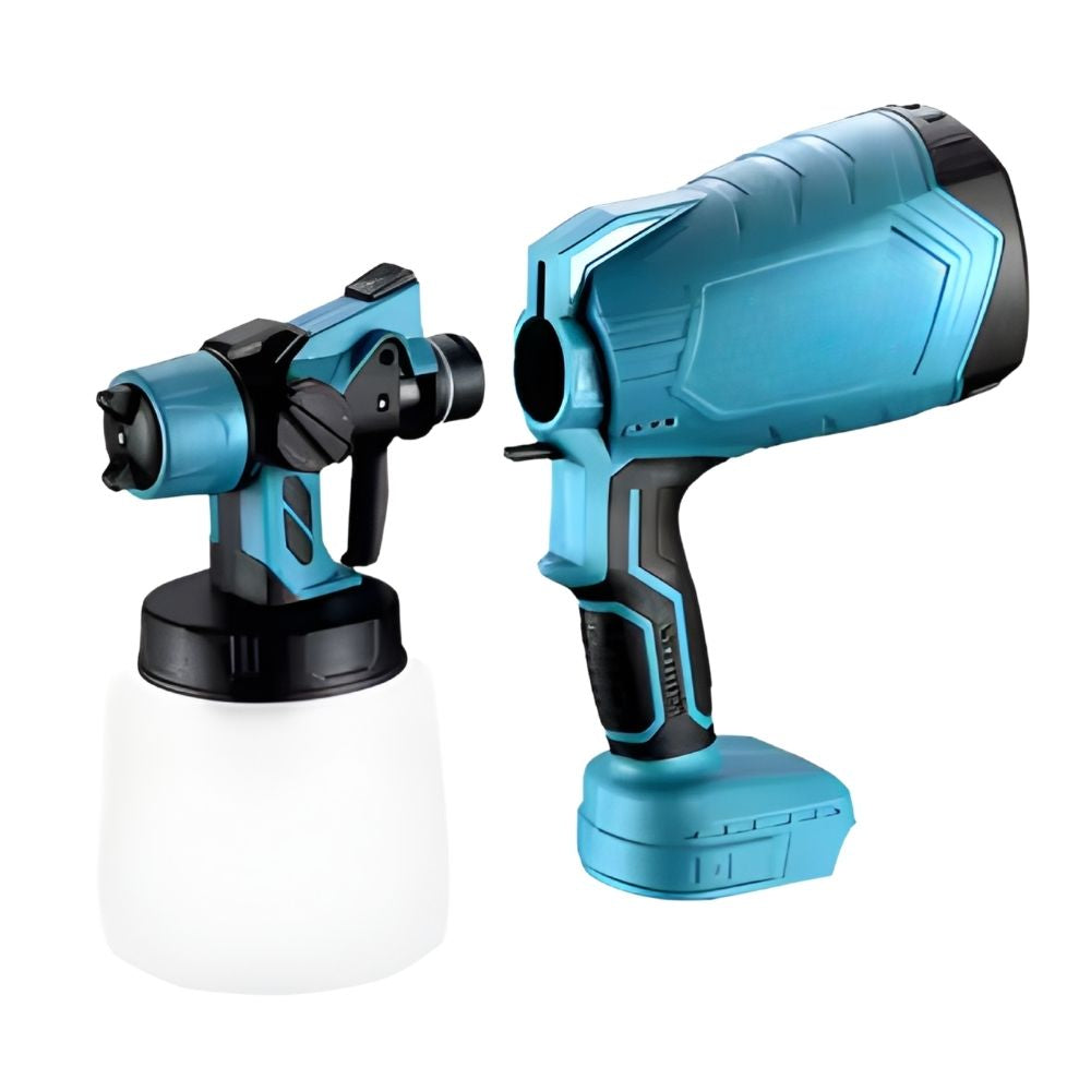 Pistola pulverizadora de pintura inalámbrica portátil Azul