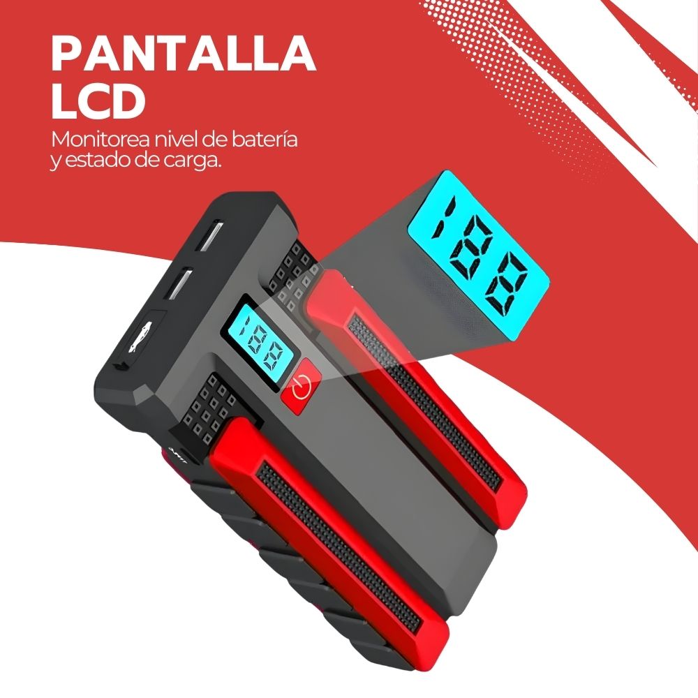 Partidor Batería Auto Arrancador De Emergencia Autos 12v