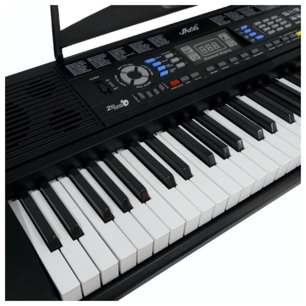 Piano Eléctrico 61 teclas teclado Musical MLS polifónico