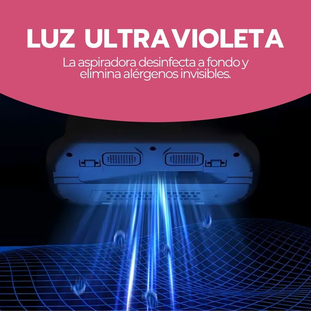 Aspiradora Inalámbrica Eliminadora de Ácaros al Vacío