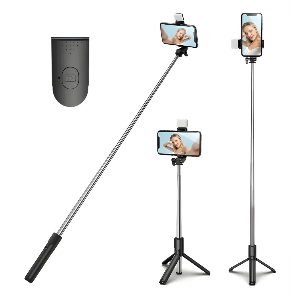 Trípode Super Largo Palo Selfie 170cm Bluetooth Foto Remoto