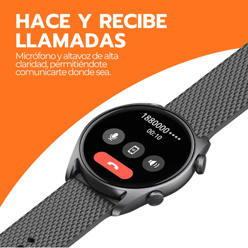 Smartwatch AMOLED 1.43” IP68 Deportivo Bluetooth 5.3