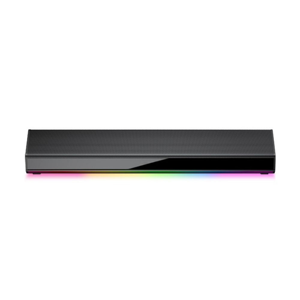 Barra de Sonido Parlante Inalámbrico 5.3 Negro + Luces RGB