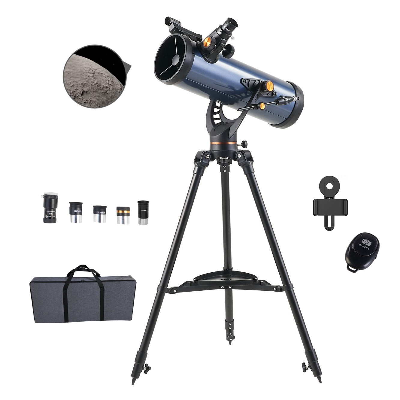 Telescopio Profesional Astronómico 114/1000 Alta Definición