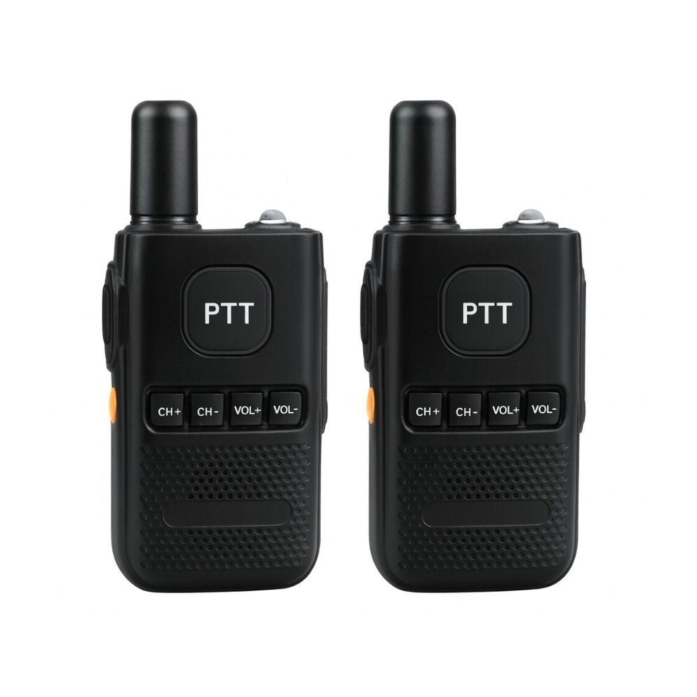 Walkie Talkie Profesional FM Recargable con Auriculares