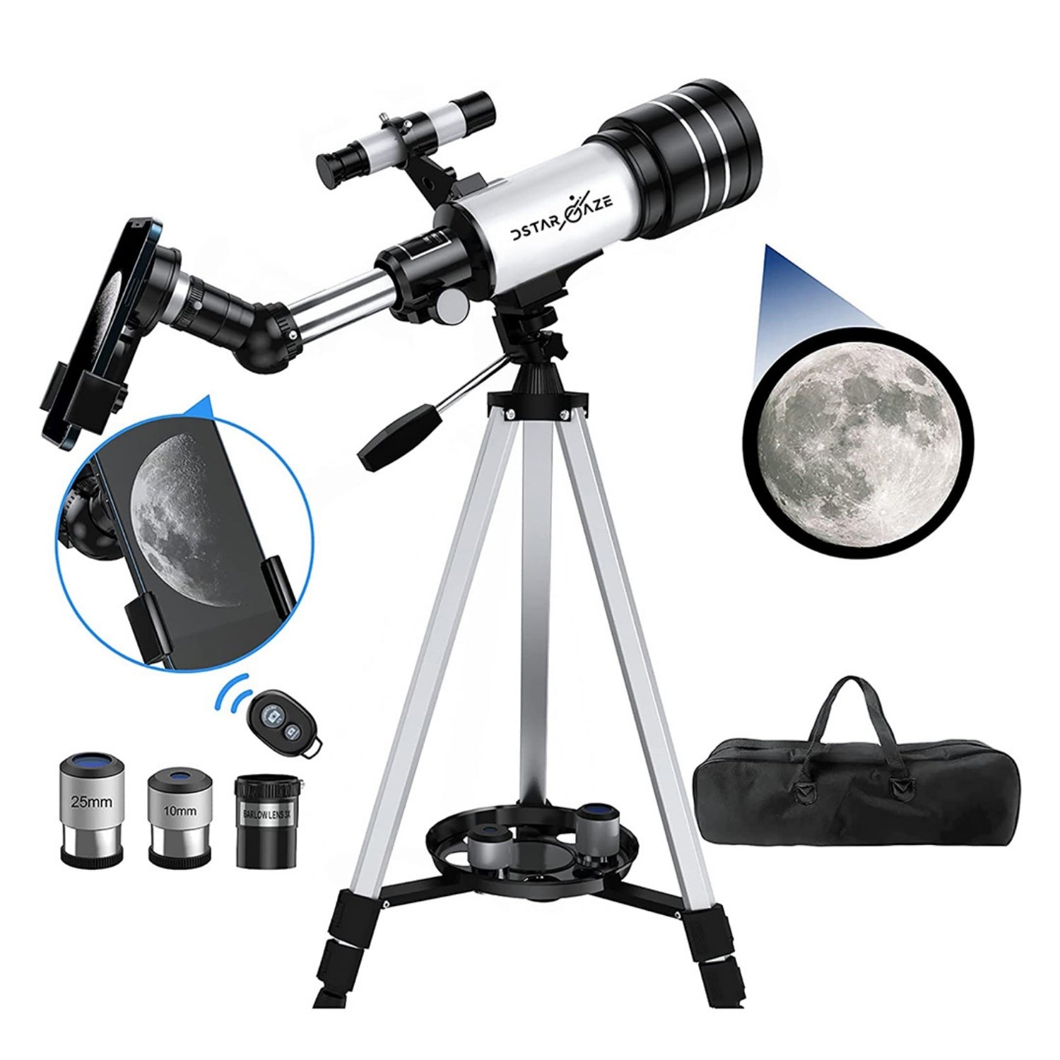 Telescopio Astronómico Profesional Monocular F40070