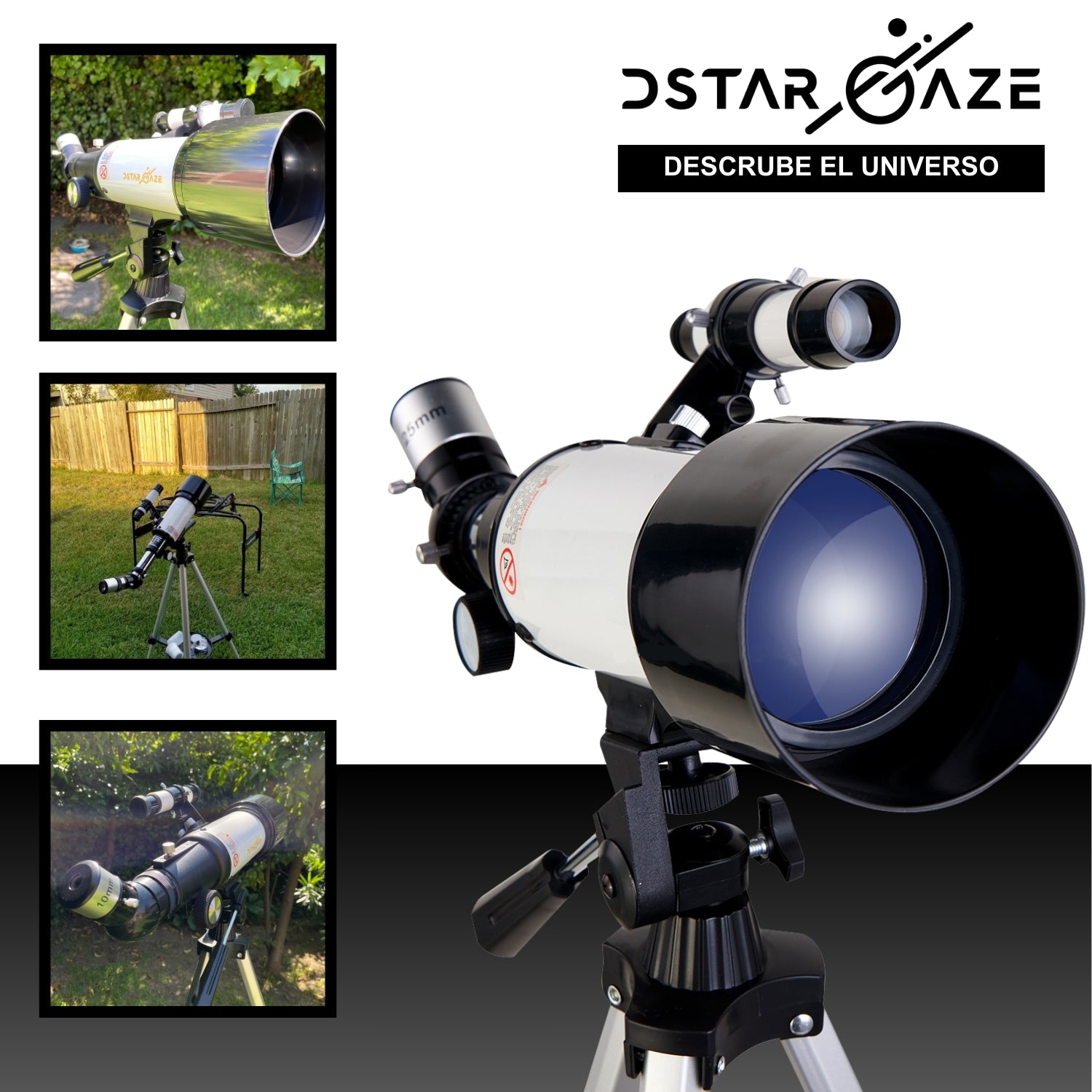 Telescopio Astronómico Profesional Monocular F40070