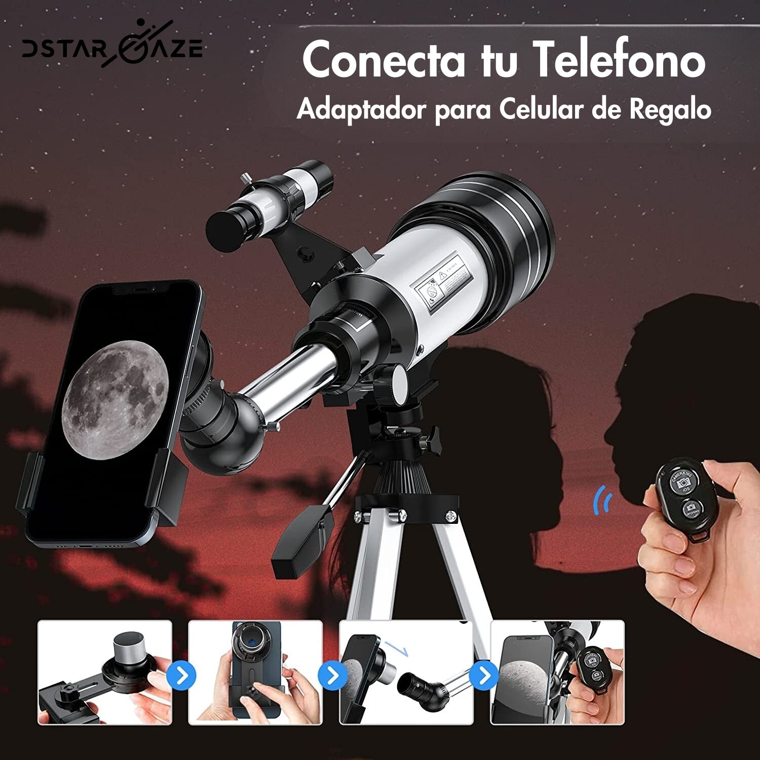 Telescopio Astronómico Profesional Monocular F40070