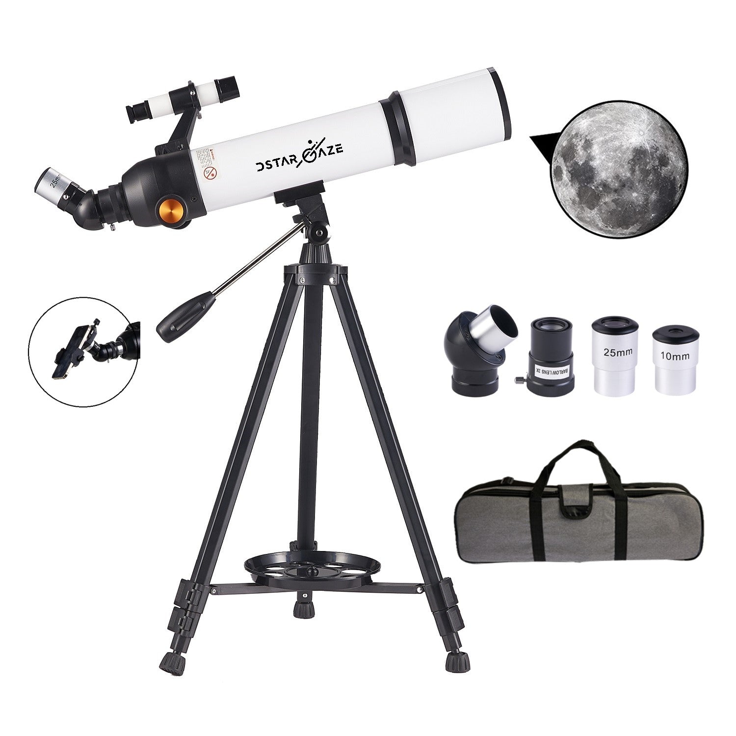 Telescopio Astronómico Profesional Monocular 50070m