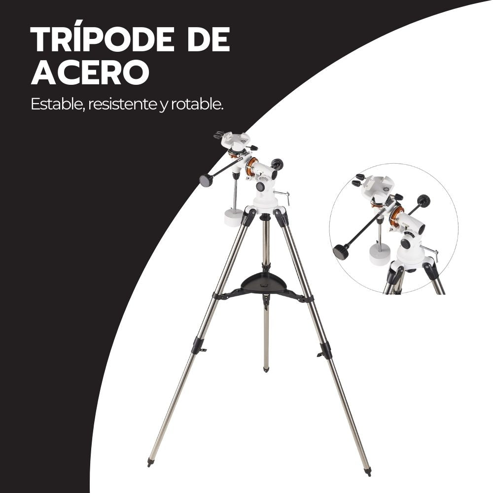 Telescopio Astronómico Refractor 120900-R Portátil