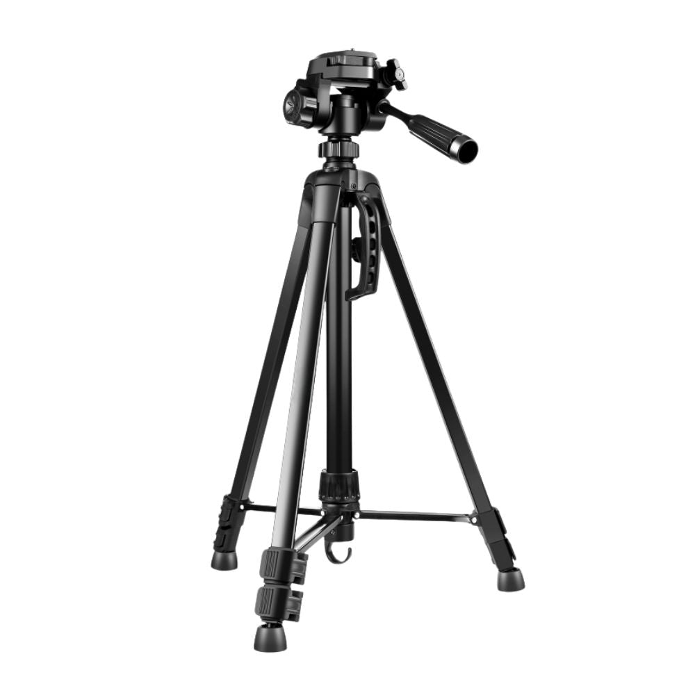 Trípode Profesional 360° Video + Bolso De Transporte Negro