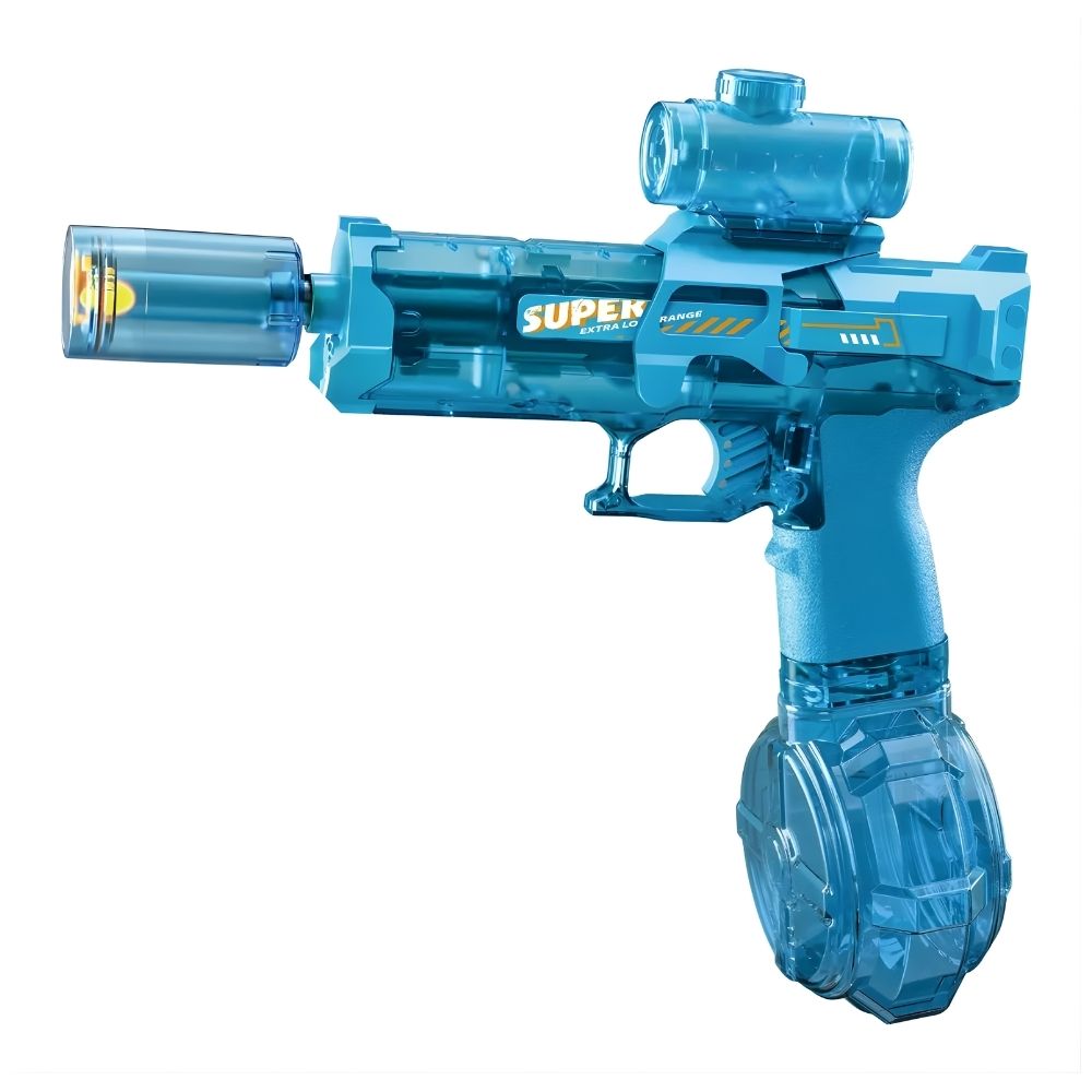 Pistola de Agua Inalámbrica Recargable con Batería y luz