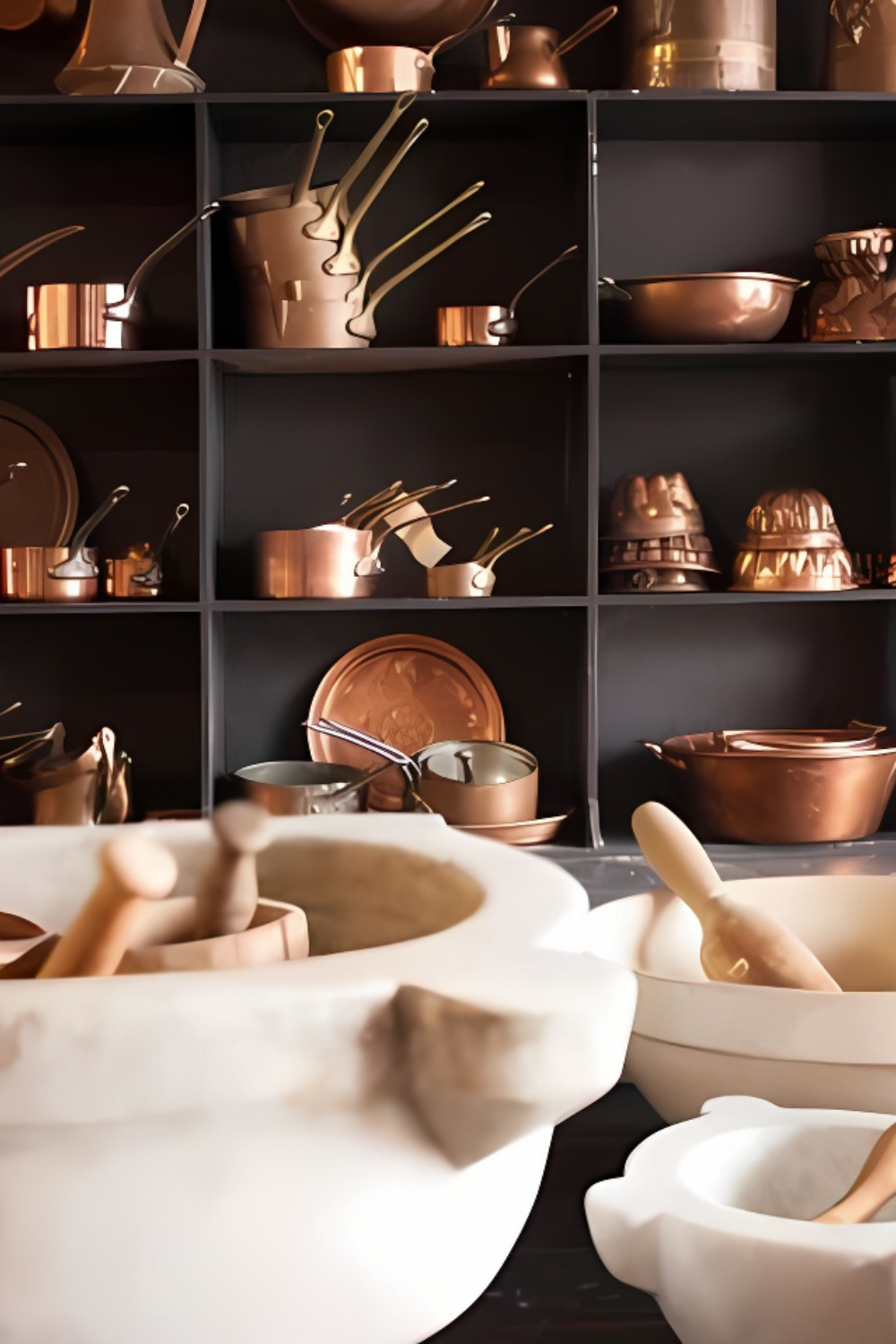 Cobre en la cocina